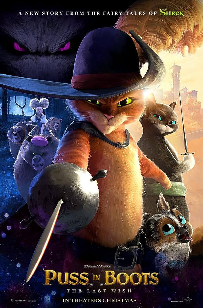 انمي فيلم Puss in Boots: The Last Wish 2022 مترجم اون لاين